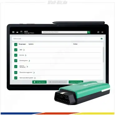Hella Gutmann Tester / Diagnosegerät mega macs S 20 inkl. SDI Modul S2 und Tablet